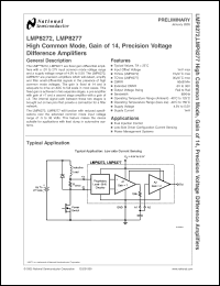 Click here to download LMP8272 Datasheet