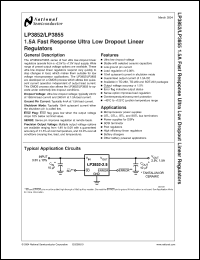 Click here to download LP3852ESX-5.0 Datasheet