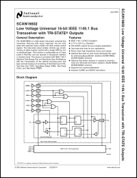 Click here to download SCAN162602 Datasheet