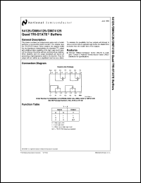 Click here to download DM74125 Datasheet