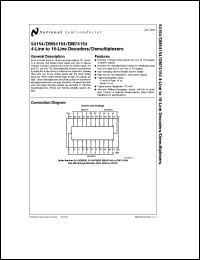 Click here to download DM74154 Datasheet