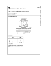 Click here to download DM74279 Datasheet