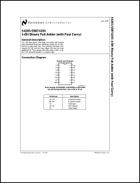 Click here to download DM74283 Datasheet