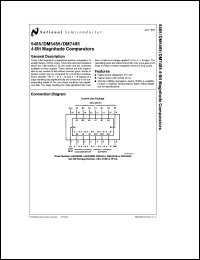 Click here to download DM7485 Datasheet