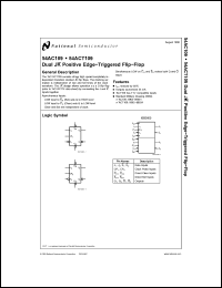 Click here to download 54AC109L Datasheet