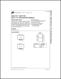 Click here to download 54AC139F Datasheet