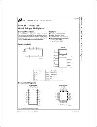 Click here to download 54AC157L Datasheet