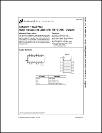 Click here to download 54AC373D Datasheet