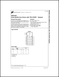 Click here to download 54AC541L Datasheet