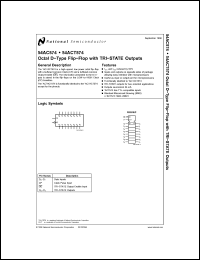 Click here to download 54ACT574L Datasheet