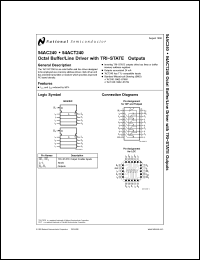 Click here to download 54ACT240L Datasheet