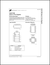 Click here to download 54ACT399L Datasheet