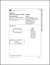 Click here to download 54ACT573D Datasheet