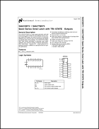 Click here to download 54ACTQ573F Datasheet