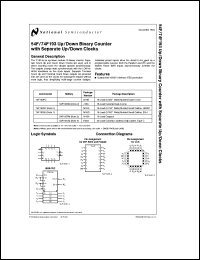 Click here to download 54F193LM Datasheet