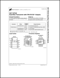 Click here to download 54F243DMX Datasheet