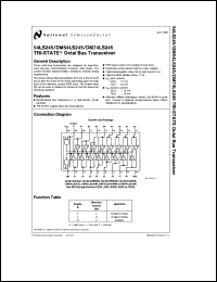 Click here to download DM54LS245 Datasheet