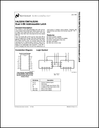 Click here to download DM74LS256 Datasheet