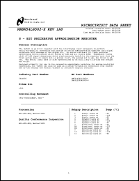 Click here to download DM54LS502W/883 Datasheet