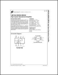 Click here to download LM6164J/883 Datasheet