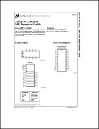 Click here to download 74ACT843 Datasheet