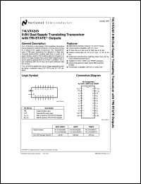 Click here to download 74LVX4245MTC Datasheet