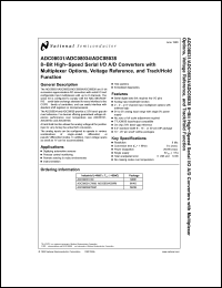 Click here to download ADC08031 Datasheet