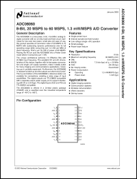 Click here to download ADC08060 Datasheet