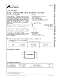 Click here to download ADC101S021 Datasheet