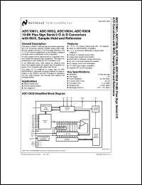 Click here to download ADC10831 Datasheet