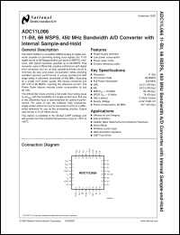 Click here to download ADC11L066 Datasheet
