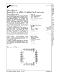 Click here to download ADC12DL040 Datasheet
