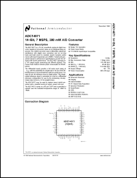 Click here to download ADC14071EVAL Datasheet