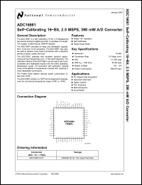 Click here to download ADC16061 Datasheet