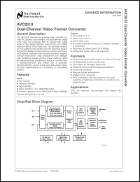 Click here to download AVC2510 Datasheet
