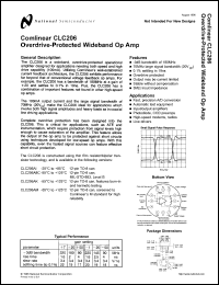 Click here to download CLC206 Datasheet