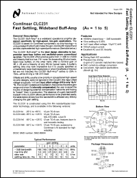 Click here to download CLC231 Datasheet