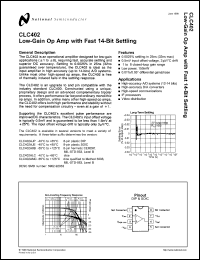 Click here to download CLC402ALC Datasheet
