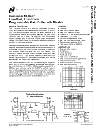 Click here to download CLC407AJ Datasheet