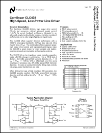 Click here to download CLC408 Datasheet