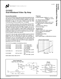 Click here to download CLC412AIB Datasheet