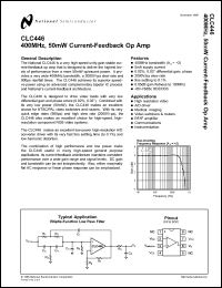 Click here to download CLC446 Datasheet