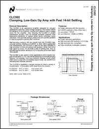 Click here to download CLC502 Datasheet