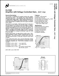 Click here to download CLC520ALC Datasheet