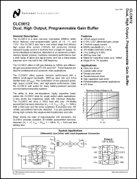 Click here to download CLC5612 Datasheet