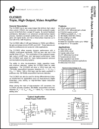 Click here to download CLC5623 Datasheet