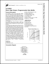 Click here to download CLC5632 Datasheet