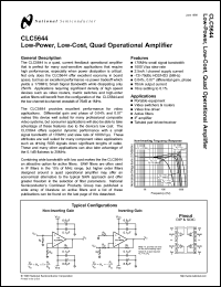 Click here to download CLC5644 Datasheet