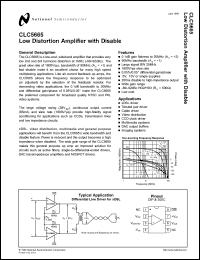 Click here to download CLC5665 Datasheet