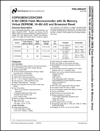 Click here to download COP8CBE9 Datasheet